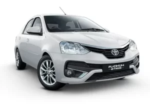 Toyota Etios  Seating Capacity - 4